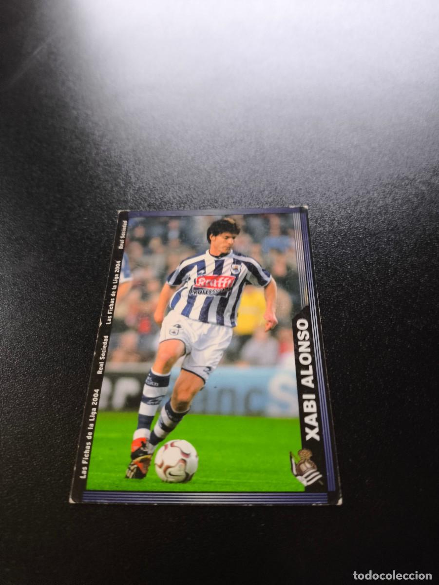 Figurine di Calcio: 43 Xabi Alonso REAL SOCIEDAD MUNDICROMO LIGA 2003 2004 03 04 NO PANINI ESTE CROMO CARD