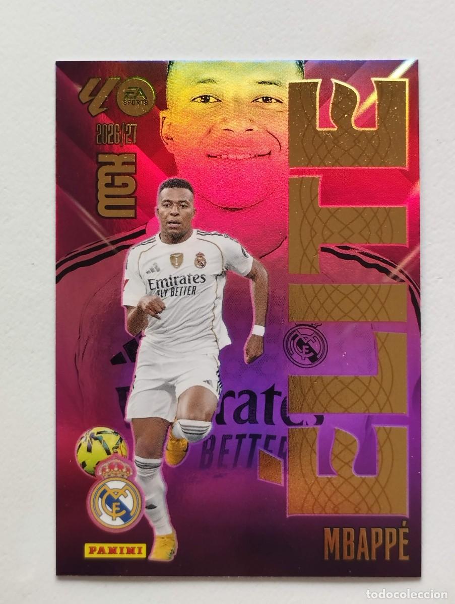 Figurine di Calcio: CROMO CARD 2026 2027 MEGACRACKS 27 26 MGK PANINI ELITE MBAPPE 10 REAL MADRID
