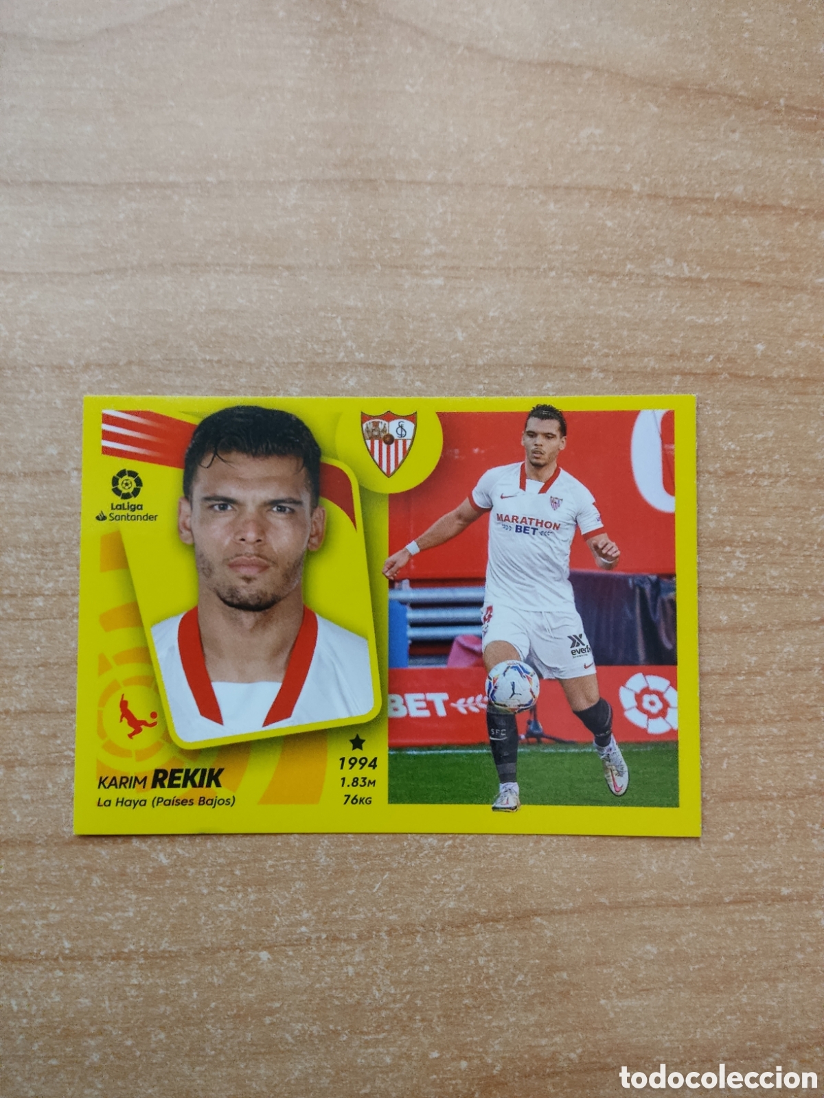 Cromos de f&uacute;tbol: 10 BIS REKIK SEVILLA LIGA ESTE 2021 2022
