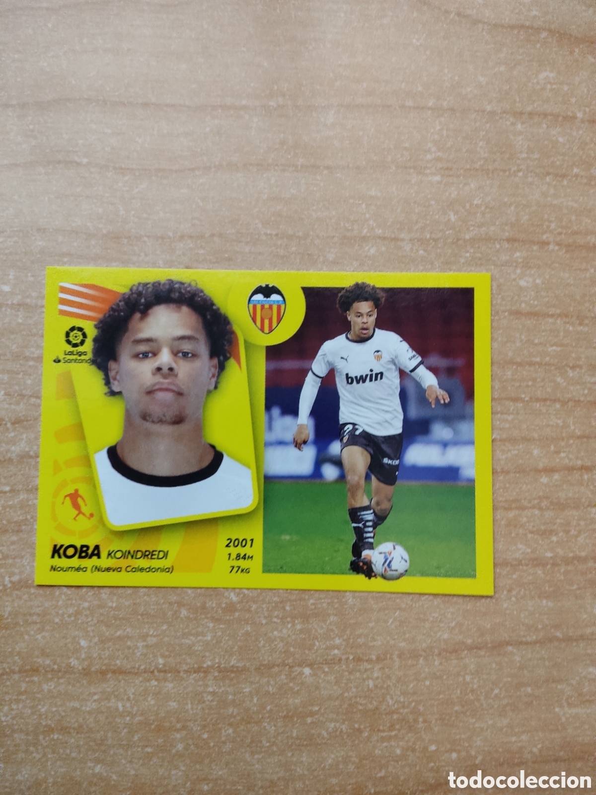 Cromos de f&uacute;tbol: 16 B KOBA VALENCIA LIGA ESTE 2021 2022