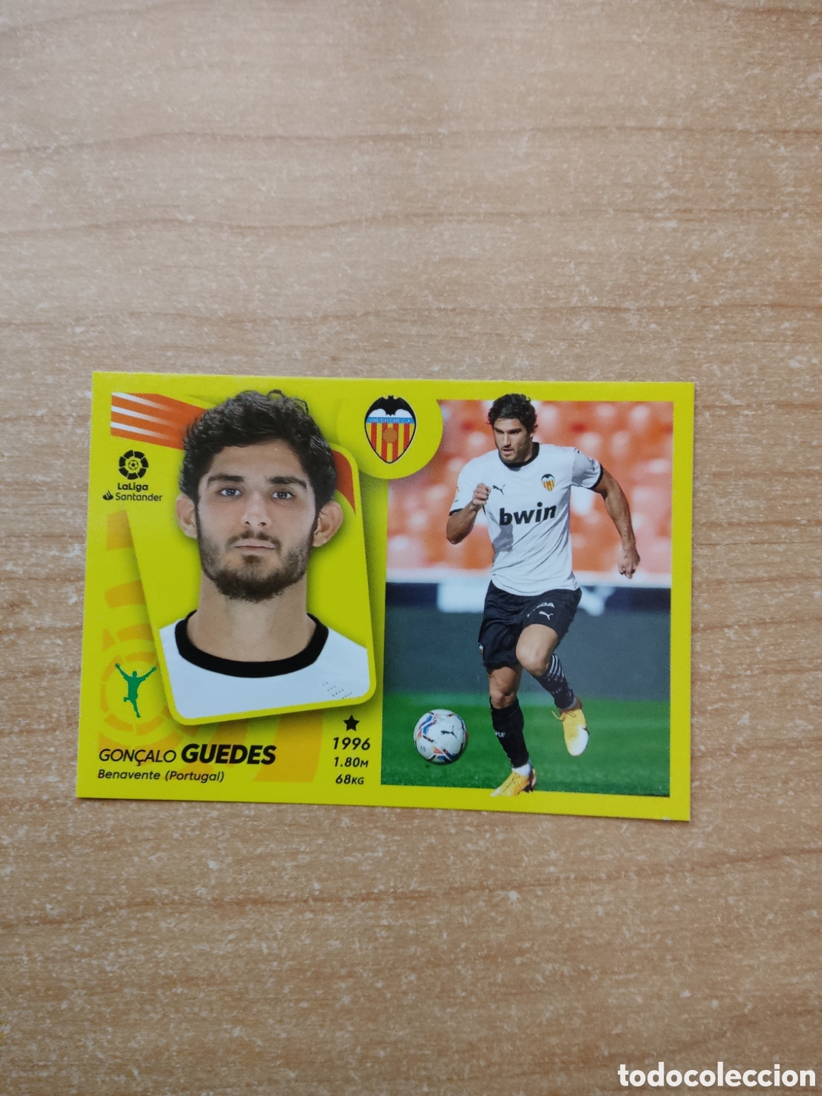 Cromos de f&uacute;tbol: 17 GUEDES VALENCIA LIGA ESTE 2021 2022