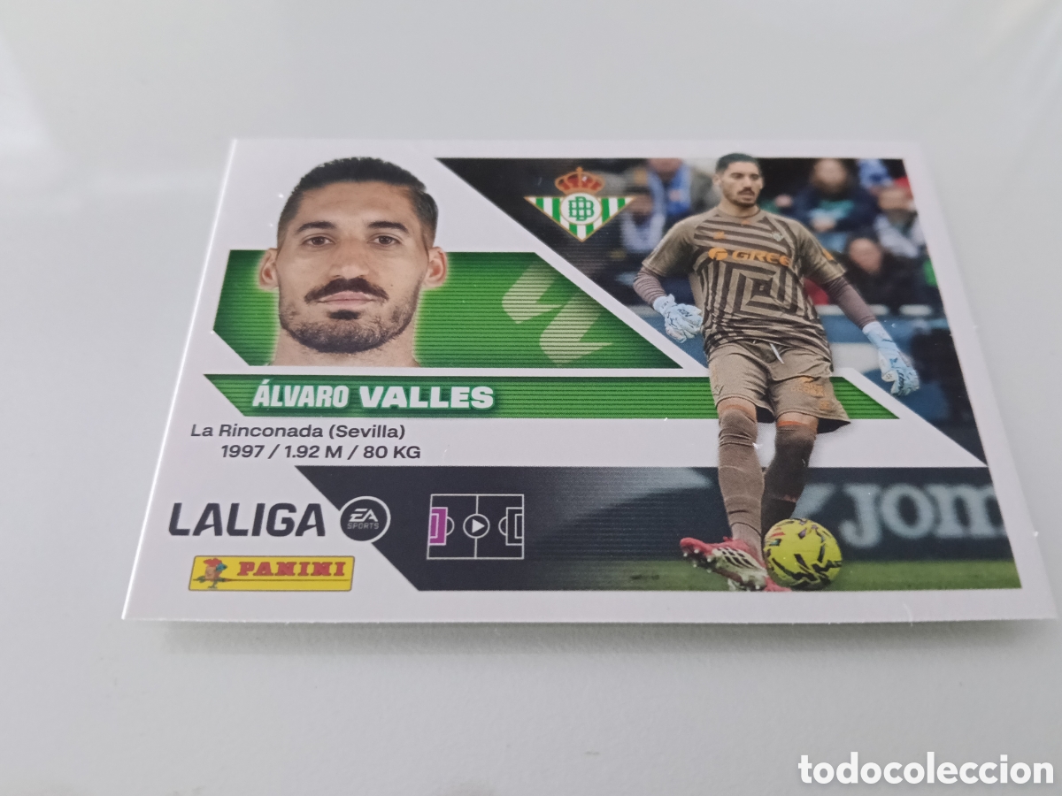 Cromos de f&uacute;tbol: Betis, &Aacute;lvaro Valles - Liga 2026/27
