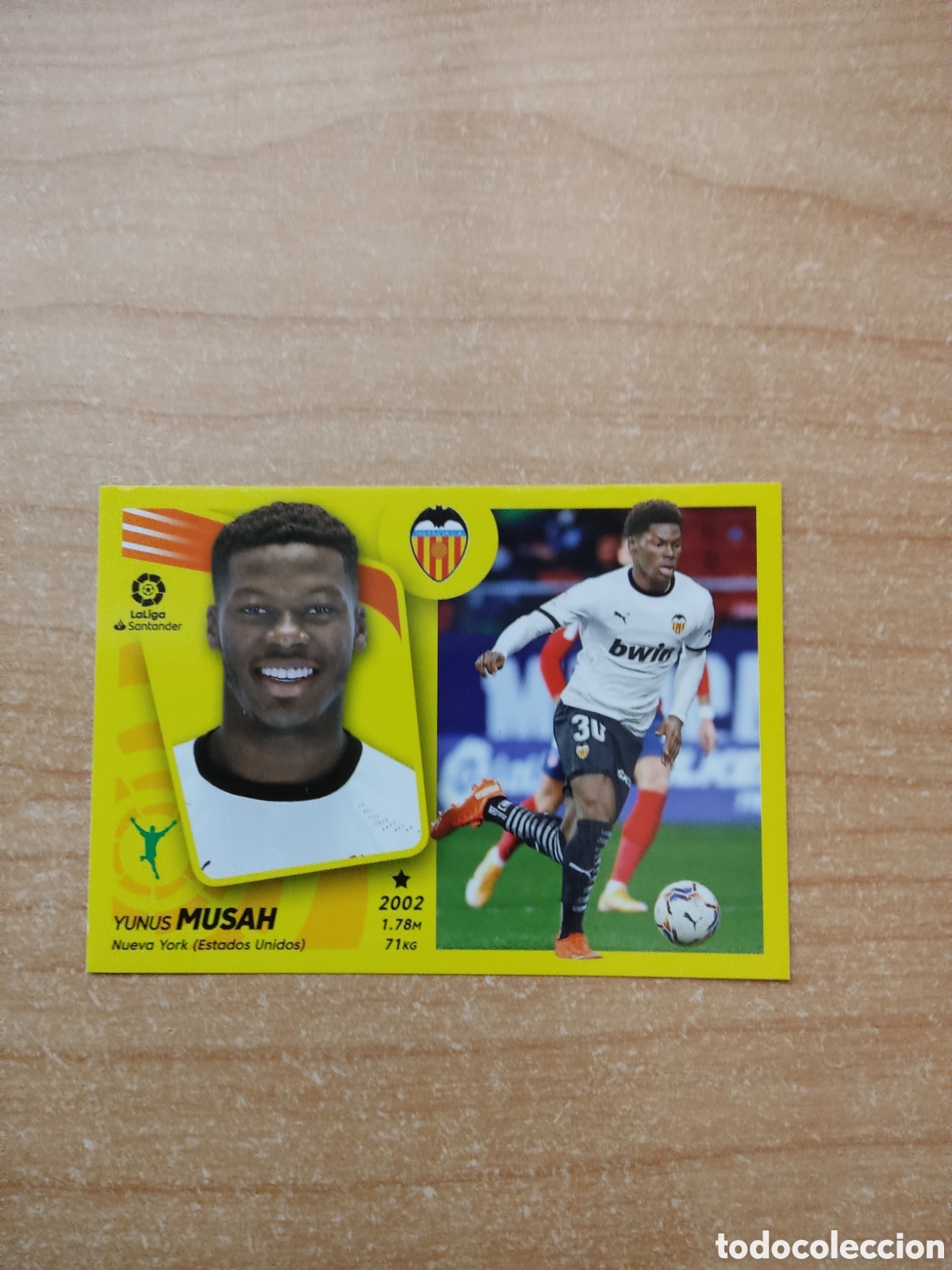 Cromos de f&uacute;tbol: 18 MUSAH VALENCIA LIGA ESTE 2021 2022