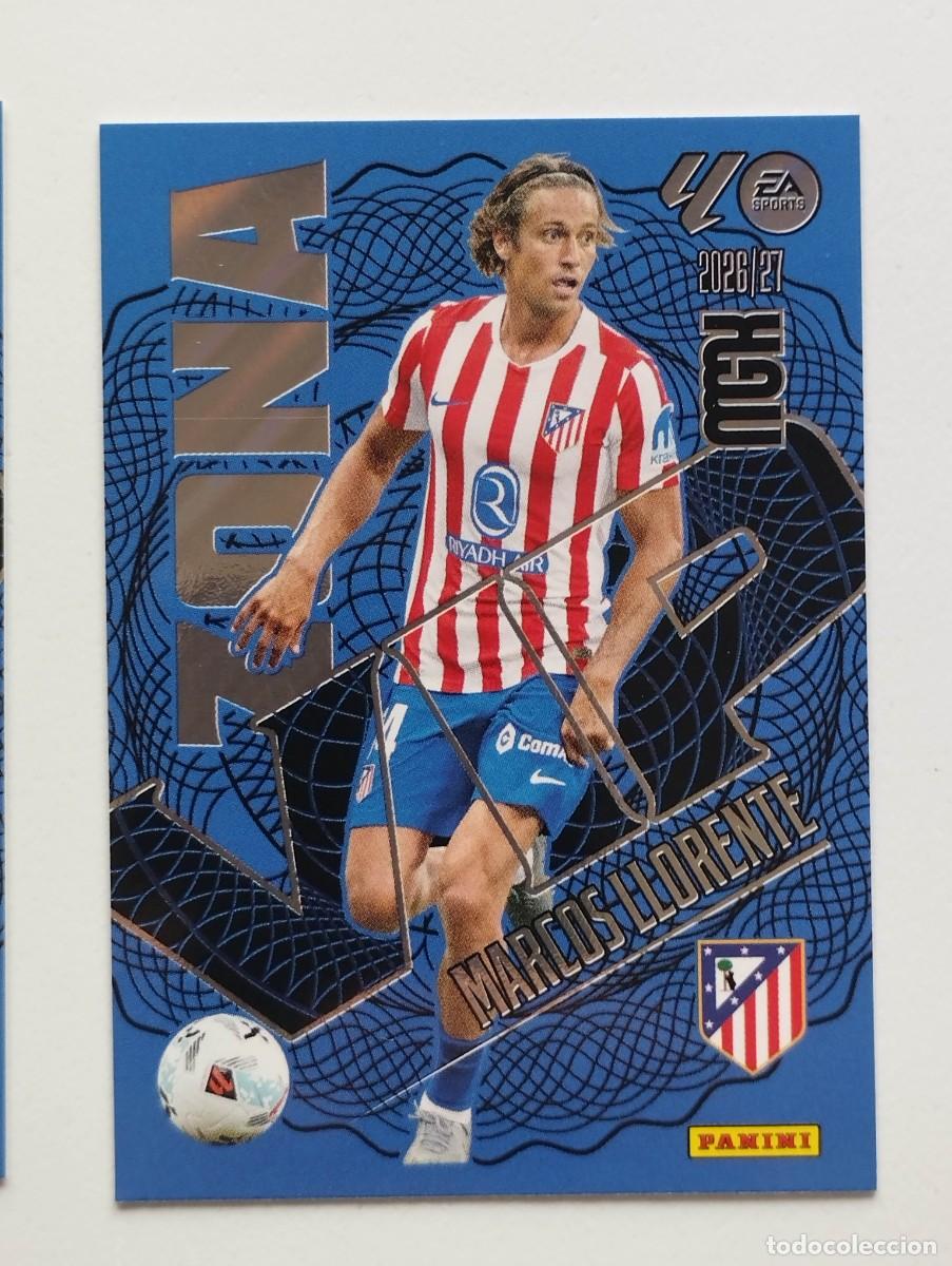 Cromos de f&uacute;tbol: CROMO CARD 2026 2027 MEGACRACKS 27 26 MGK PANINI ZONA VIP MARCOS LLORENTE 401 ATLETICO DE MADRID