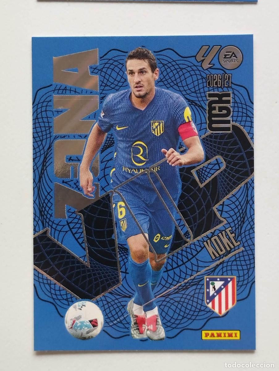 Figurine di Calcio: CROMO CARD 2026 2027 MEGACRACKS 27 26 MGK PANINI ZONA VIP KOKE 400 ATLETICO DE MADRID