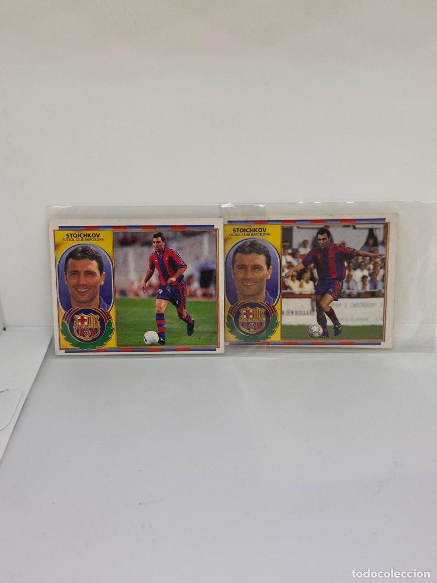 Figurine di Calcio: Stoichkov FC Barcelona Fichajes N&ordm;14 Liga Este 96 97 1996 1997 sin pegar