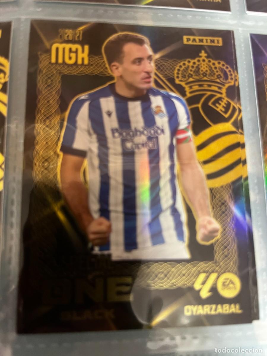 Cartes &agrave; collectionner de Football: MEGACRACKS MGK 2026 2027 26 27 PANINI N&ordm; OYARZABAL REAL SOCIEDAD SPECIAL ONE BLACK