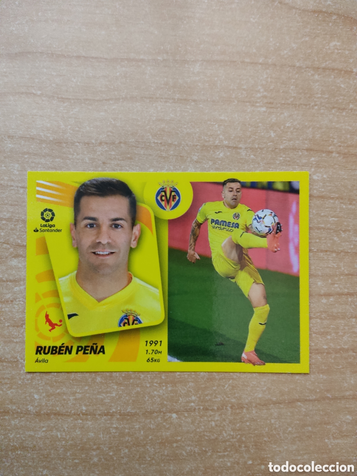 Cartes &agrave; collectionner de Football: 7 BIS RUBEN PE&Ntilde;A VILLARREAL LIGA ESTE 2021 2022