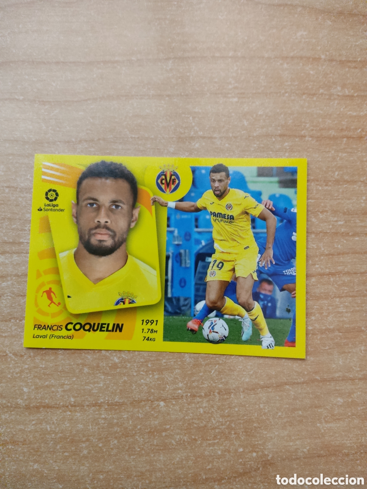 Cartes &agrave; collectionner de Football: 15 COQUELIN VILLARREAL LIGA ESTE 2021 2022