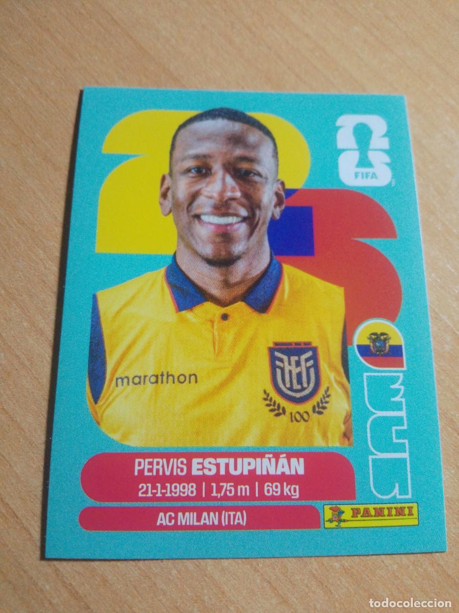 Cartes &agrave; collectionner de Football: ESTUPI&Ntilde;AN ECUADOR ECU 5 MUNDIAL FIFA WORLD CUP 2026 26 PANINI STICKERS NUEVO