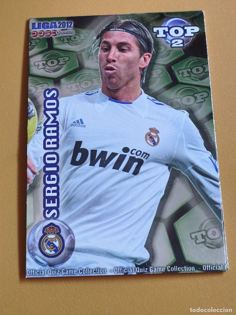 Cromos de f&uacute;tbol: sergio ramos, liga 2012 top