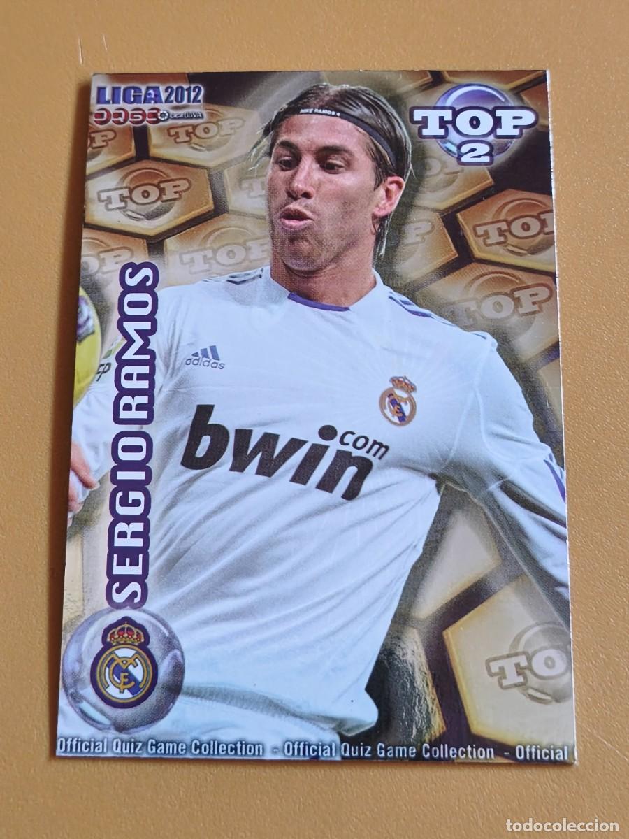 Cromos de f&uacute;tbol: sergio ramos, liga 2012 top