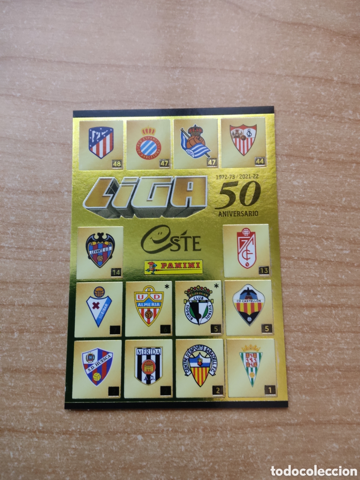 Cartes &agrave; collectionner de Football: 5 EQUIPOS LA ISLA DEL TESORO LIGA ESTE 2021 2022
