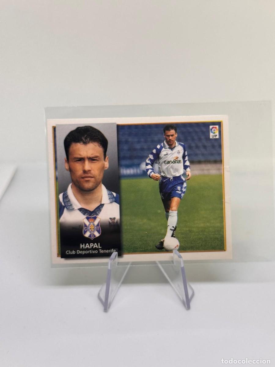 Cromos de f&uacute;tbol: Hapal Coloca Tenerife Liga Este 98 99 1998 1999 Precio Trasera escrito