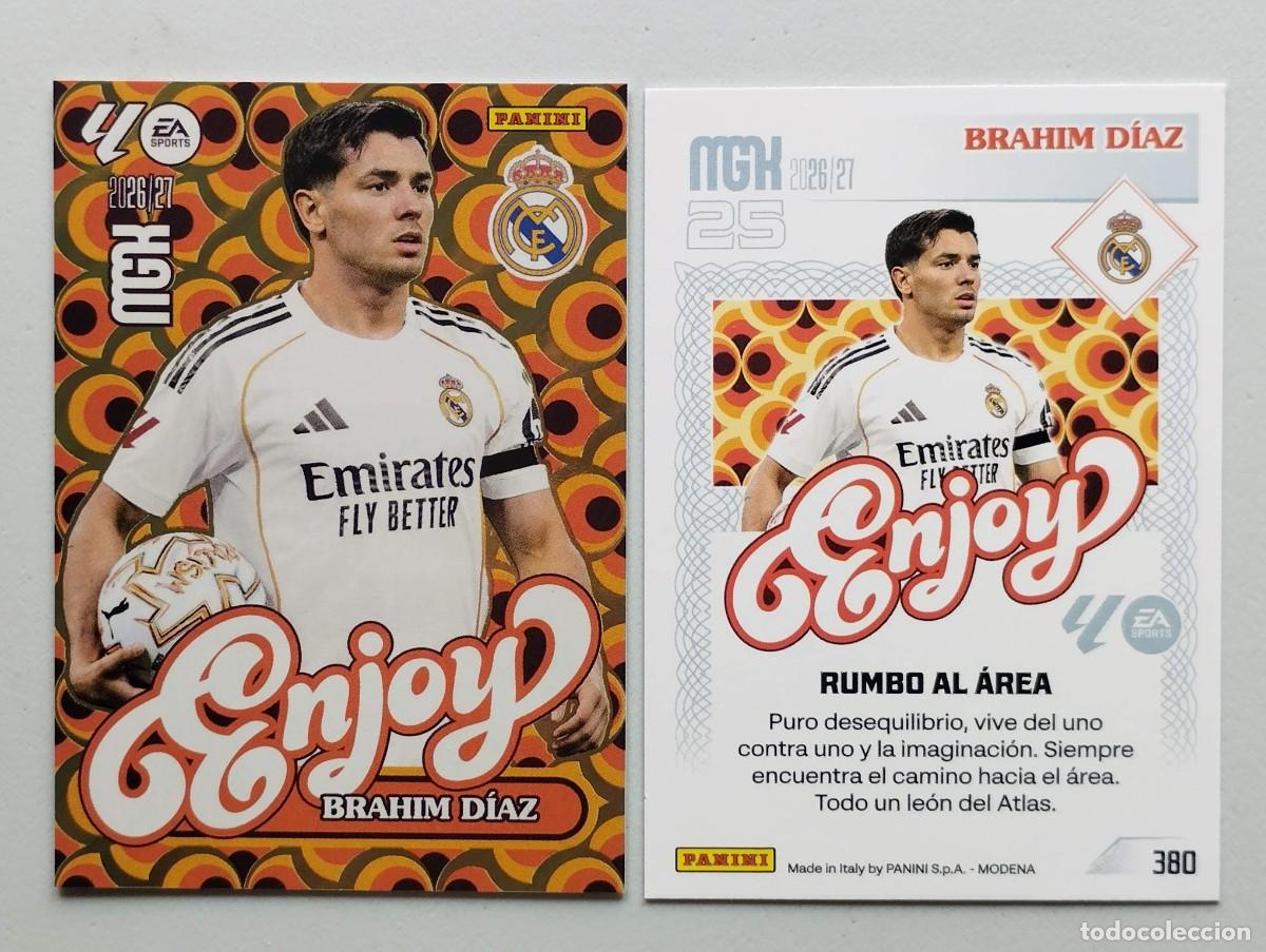 Cartes &agrave; collectionner de Football: CROMO CARD 2026 2027 MEGACRACKS 27 26 MGK PANINI ENJOY BRAHIM DIAZ 380 REAL MADRID