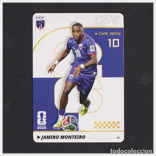 Cromos de f&uacute;tbol: FIFA WORLD CUP 2026 PANINI KAYOU JAMIRO MONTEIRO 83 CPV CABO VERDE ALBUM COLECCI&Oacute;N MUNDIAL
