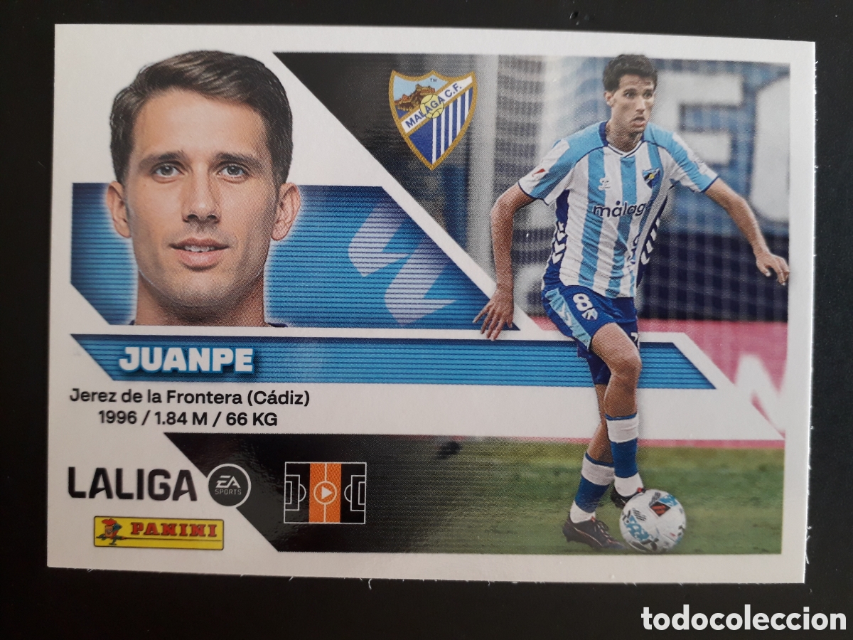 Cromos de f&uacute;tbol: JUANPE, M&Aacute;LAGA N&deg; 13B ED ESTE 2026 2027 26 27 SIN PEGAR PEDIDO M&Iacute;NIMO 3&euro;
