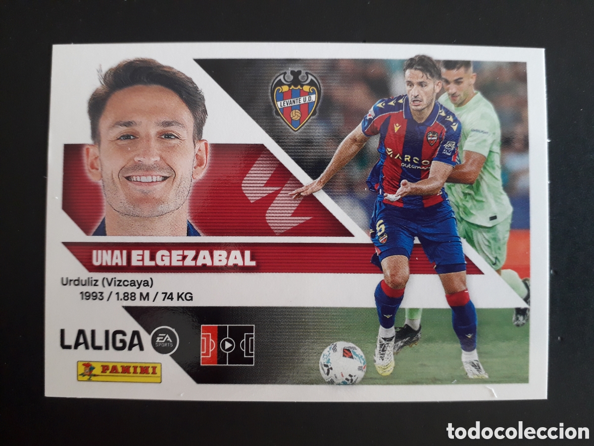 Cartes &agrave; collectionner de Football: ELGUEZABAL LEVANTE N&deg; 6 ED ESTE 2026 2027 26 27 SIN PEGAR PEDIDO M&Iacute;NIMO 3&euro;