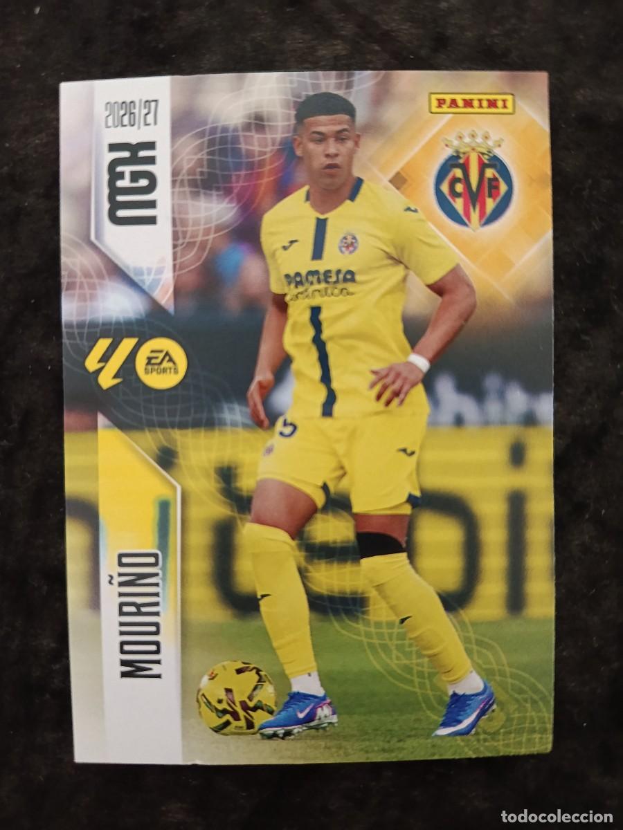 Cartes &agrave; collectionner de Football: MGK 2026/27 MEGACRACKS PANINI. #364 MOURI&Ntilde;O. VILLARREAL CF.