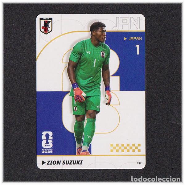 Cromos de f&uacute;tbol: FIFA WORLD CUP 2026 PANINI KAYOU ZION SUZUKI 197 JPN JAPON ALBUM COLECCI&Oacute;N MUNDIAL