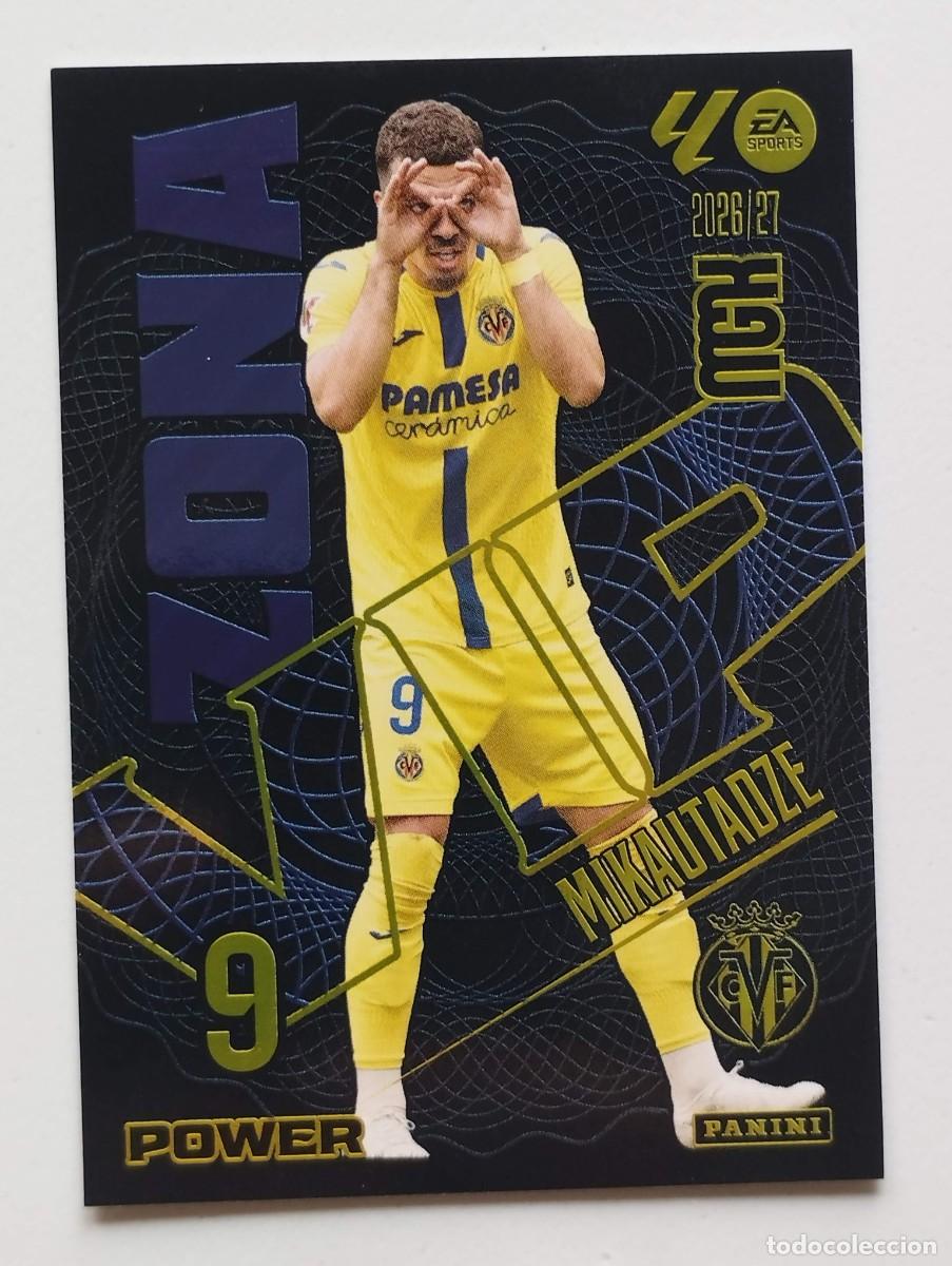 Cartes &agrave; collectionner de Football: CROMO CARD 2026 2027 MEGACRACKS 27 26 MGK PANINI ZONA VIP POWER MIKAUTADZE 402P VILLARREAL