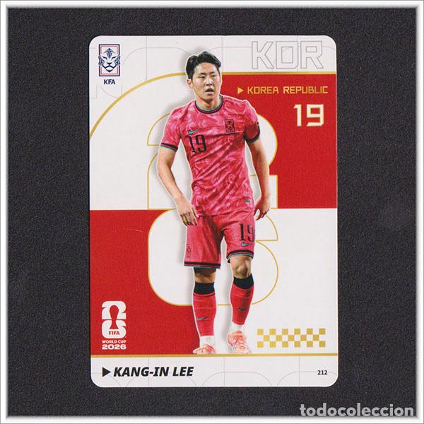 Cartes &agrave; collectionner de Football: FIFA WORLD CUP 2026 PANINI KAYOU KANG-IN LEE 212 KOR COREA DEL SUR ALBUM COLECCI&Oacute;N MUNDIAL