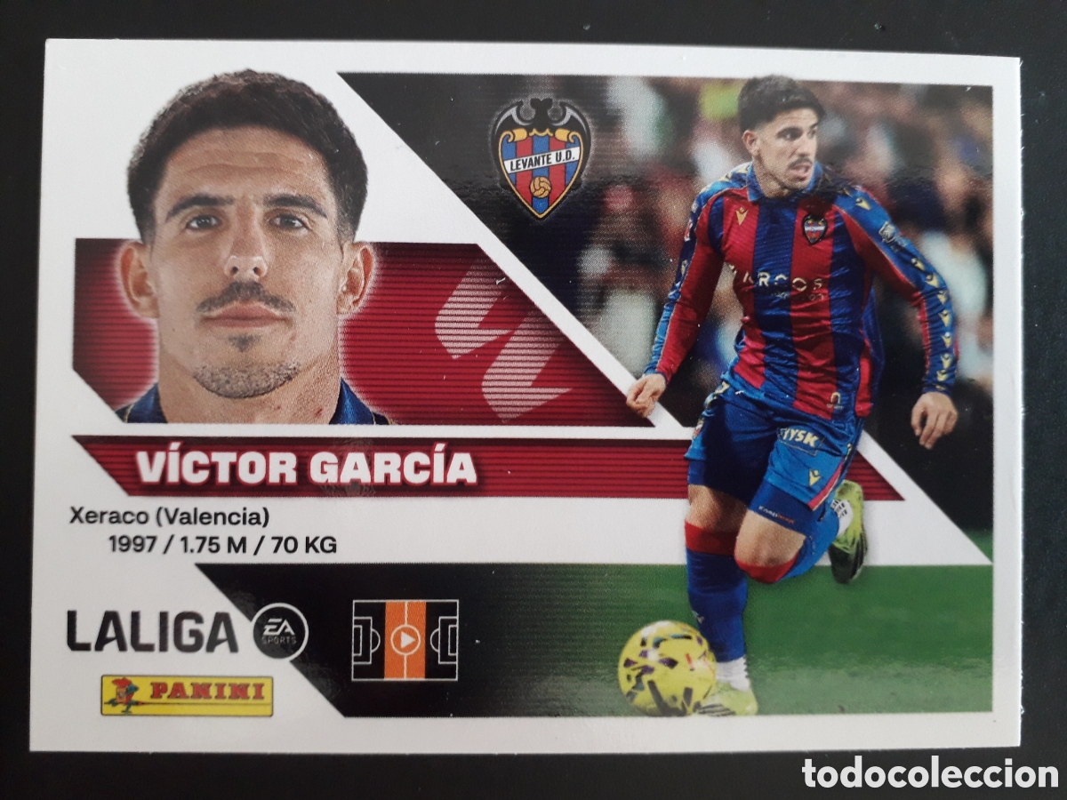 Cartes &agrave; collectionner de Football: V&Iacute;CTOR GARC&Iacute;A LEVANTE N&deg; 14A ED ESTE 2026 2027 26 27 SIN PEGAR PEDIDO M&Iacute;NIMO 3&euro;