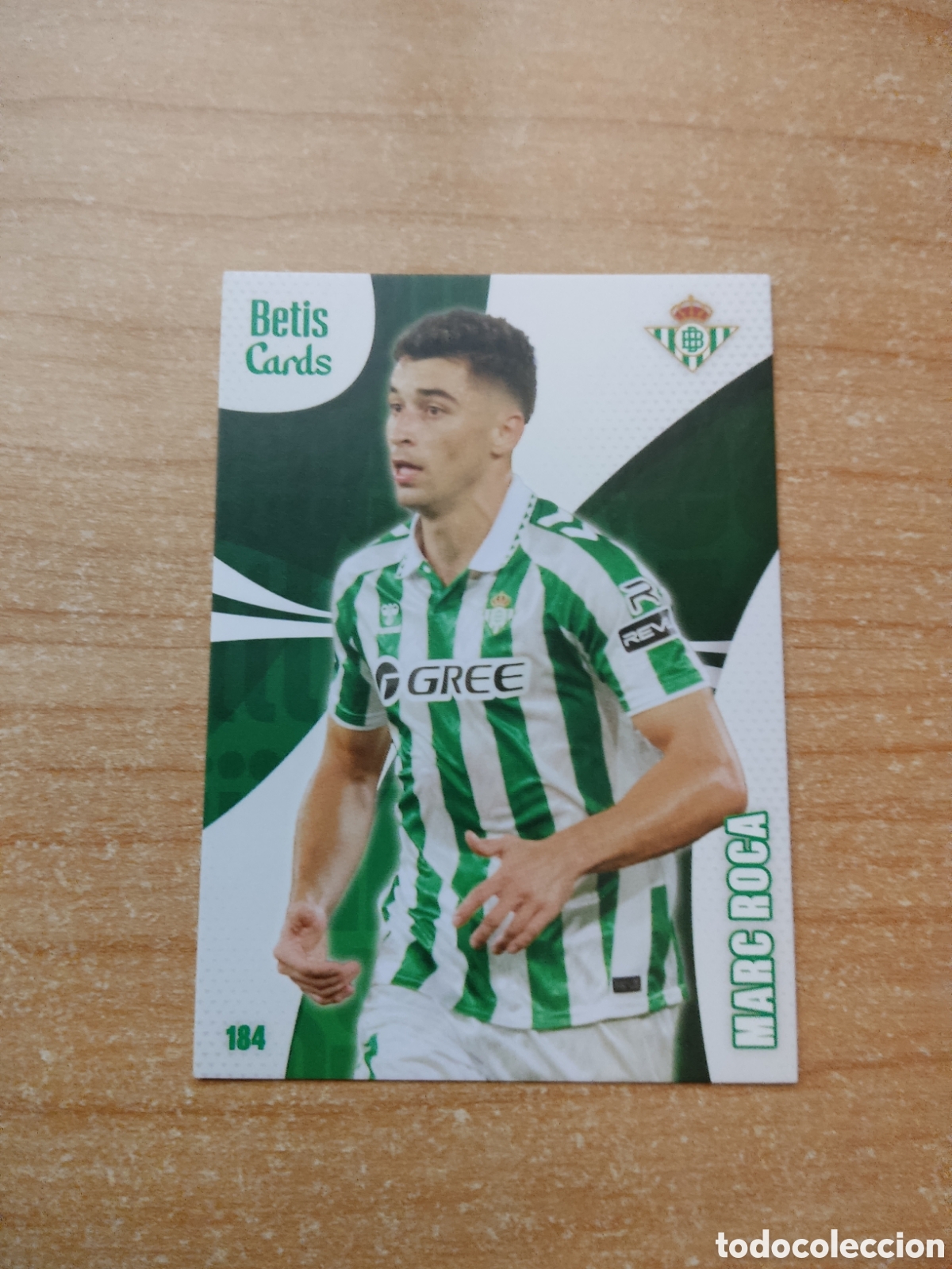 Cartes &agrave; collectionner de Football: 184 MARC ROCA REAL BETIS HOLY CARDS 2024 2025