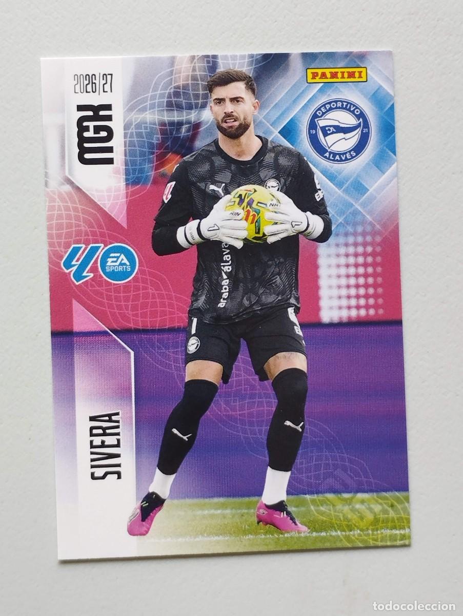 Cromos de f&uacute;tbol: CROMO CARD 2026 2027 MEGACRACKS 27 26 MGK PANINI SIVERA 20 DEPORTIVO ALAVES