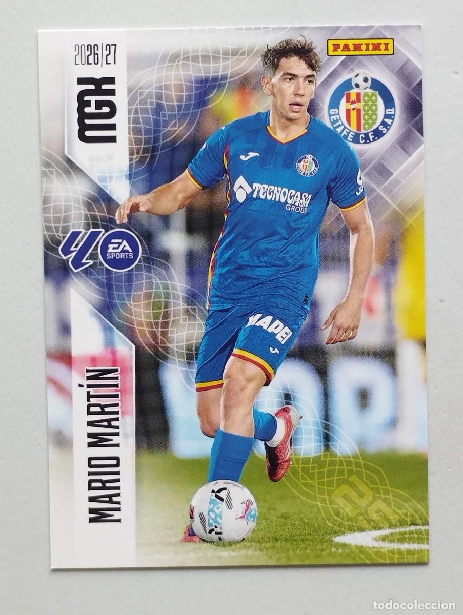 Cromos de f&uacute;tbol: CROMO CARD 2026 2027 MEGACRACKS 27 26 MGK PANINI MARIO MARTIN 190 GETAFE