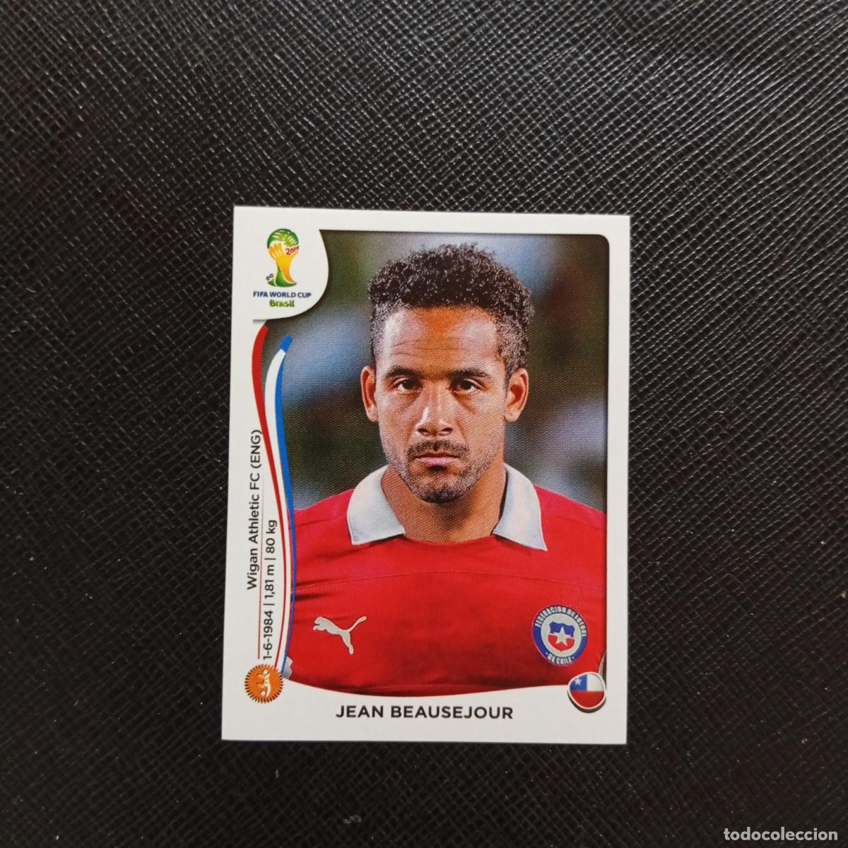Cromos de f&uacute;tbol: 160 JEAN BEAUSEJOUR CHILE PANINI MUNDIAL BRASIL 2014 CROMO FUTBOL 14 - SIN PEGAR - CJ1