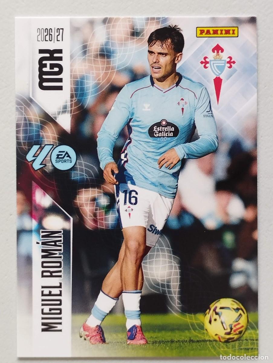 Cromos de f&uacute;tbol: CROMO CARD 2026 2027 MEGACRACKS 27 26 MGK PANINI MIGUEL ROMAN 119 CELTA DE VIGO