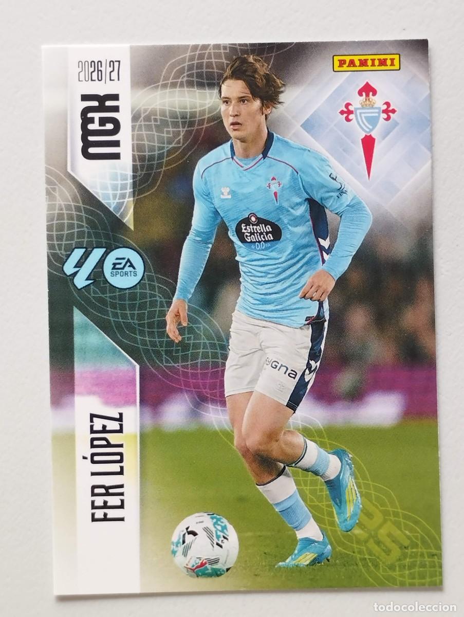 Cromos de f&uacute;tbol: CROMO CARD 2026 2027 MEGACRACKS 27 26 MGK PANINI FER LOPEZ 121 CELTA DE VIGO