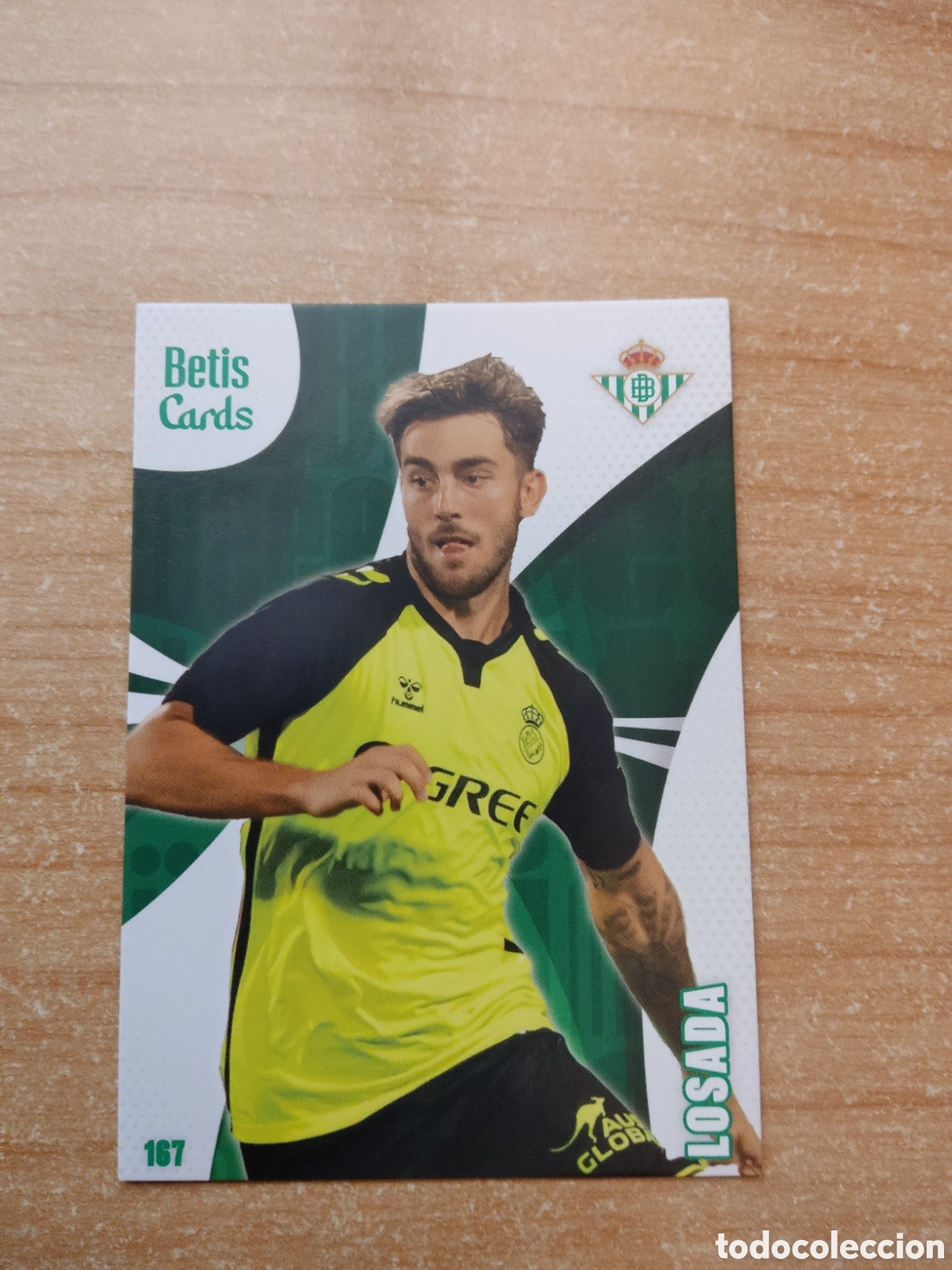 Cromos de f&uacute;tbol: 167 IKER LOSADA REAL BETIS HOLY CARDS 2024 2025