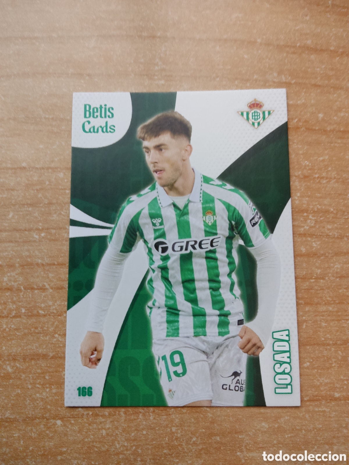 Cromos de f&uacute;tbol: 166 IKER LOSADA REAL BETIS HOLY CARDS 2024 2025
