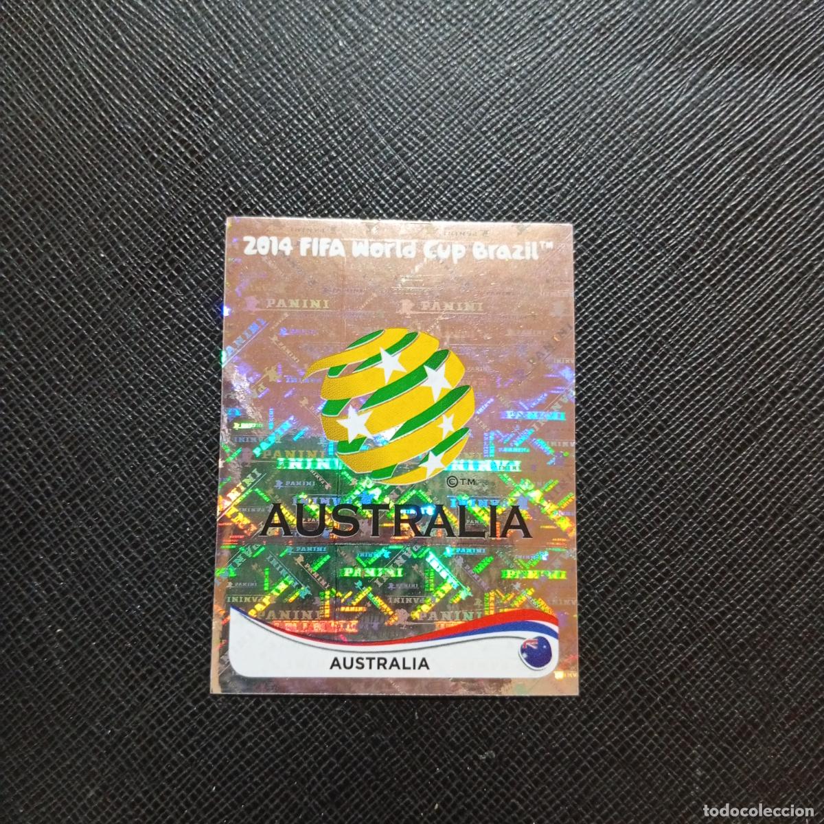 Cromos de f&uacute;tbol: 165 ESCUDO AUSTRALIA PANINI MUNDIAL BRASIL 2014 CROMO FUTBOL 14 - SIN PEGAR - CJ1