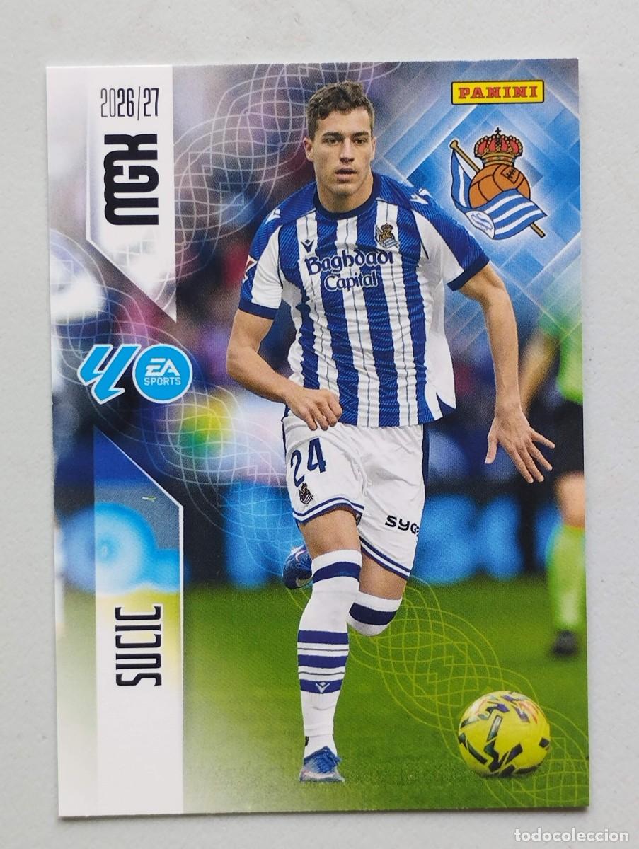 Cartes &agrave; collectionner de Football: CROMO CARD 2026 2027 MEGACRACKS 27 26 MGK PANINI SUCIC 320 REAL SOCIEDAD