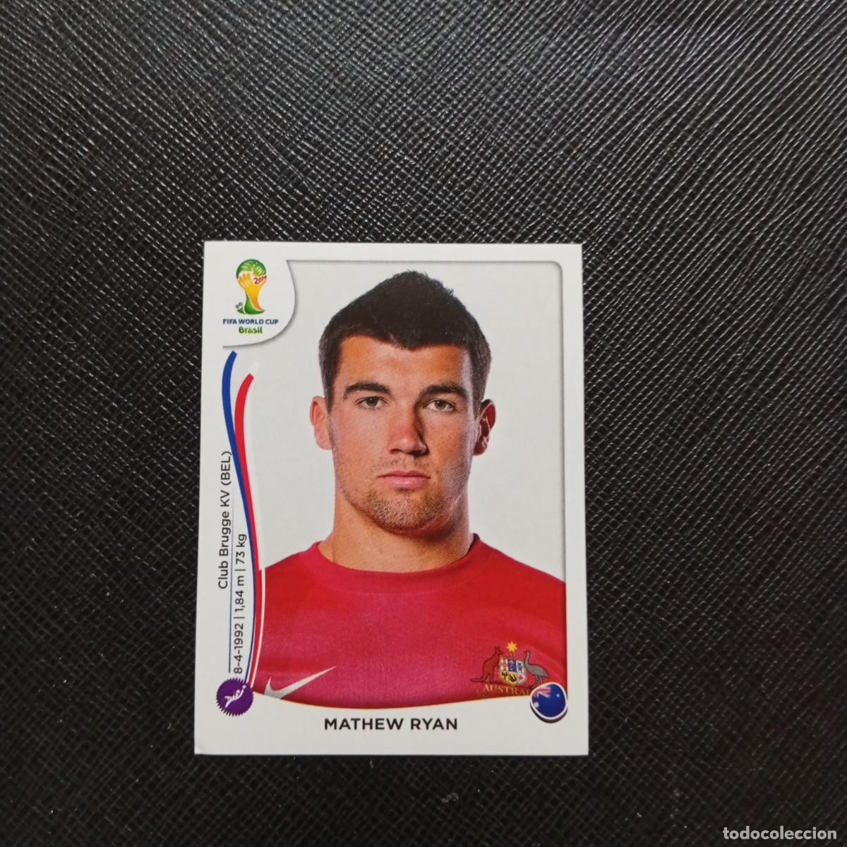 Cromos de f&uacute;tbol: 167 MATHEW RYAN AUSTRALIA PANINI MUNDIAL BRASIL 2014 CROMO FUTBOL 14 - SIN PEGAR - CJ1