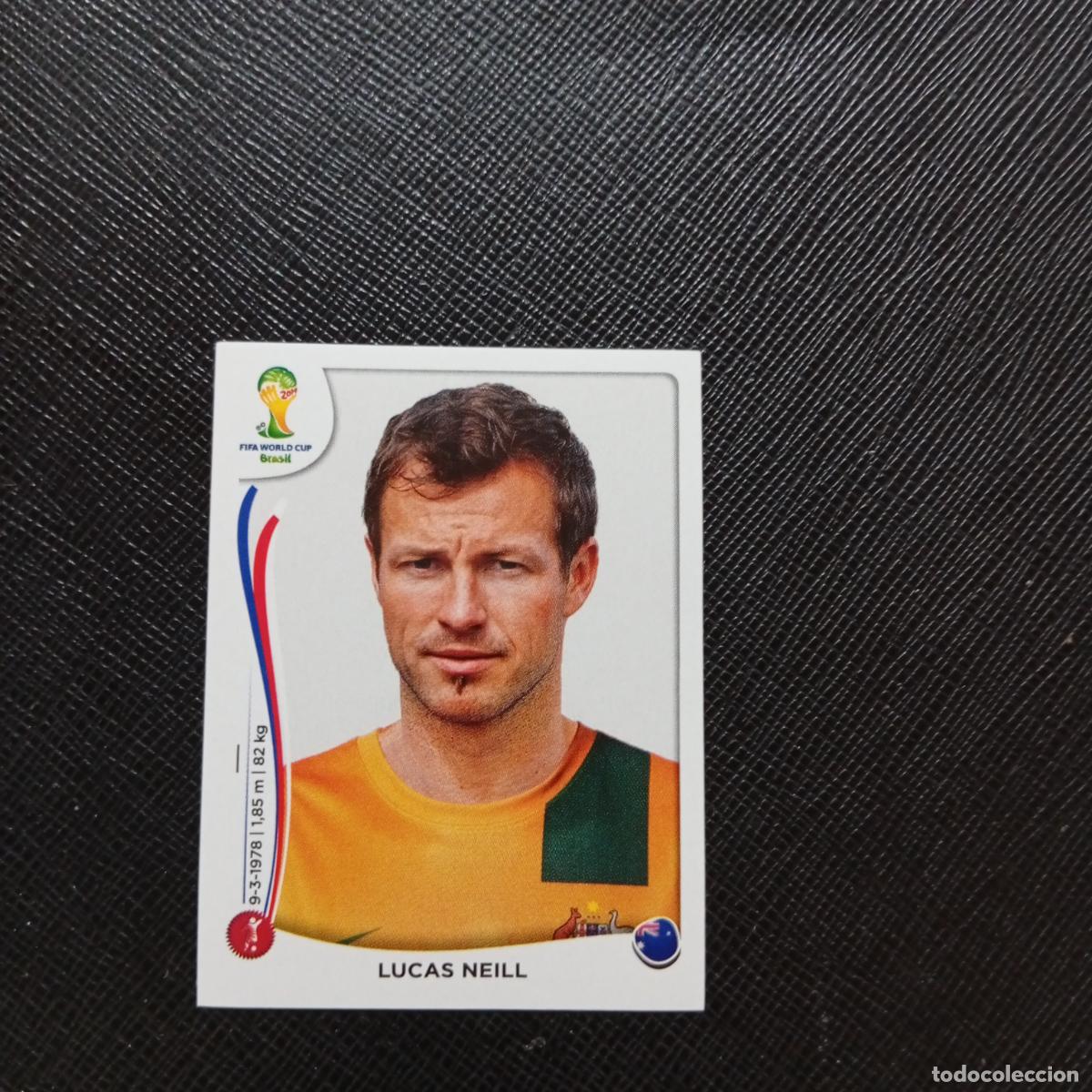 Cromos de f&uacute;tbol: 168 LUCASN NEILL AUSTRALIA PANINI MUNDIAL BRASIL 2014 CROMO FUTBOL 14 - SIN PEGAR - CJ1