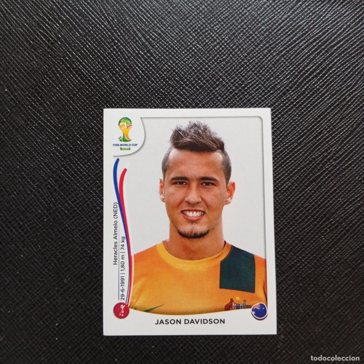 Cromos de f&uacute;tbol: 169 JASON DAVIDSON AUSTRALIA PANINI MUNDIAL BRASIL 2014 CROMO FUTBOL 14 - SIN PEGAR - CJ1