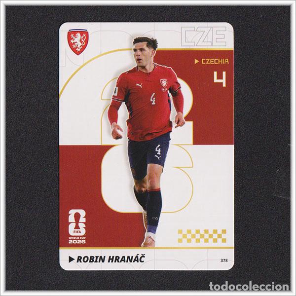Cromos de f&uacute;tbol: FIFA WORLD CUP 2026 PANINI KAYOU ROBIN HRANAC 378 CZE REPUBLICA CHECA ALBUM COLECCI&Oacute;N MUNDIAL