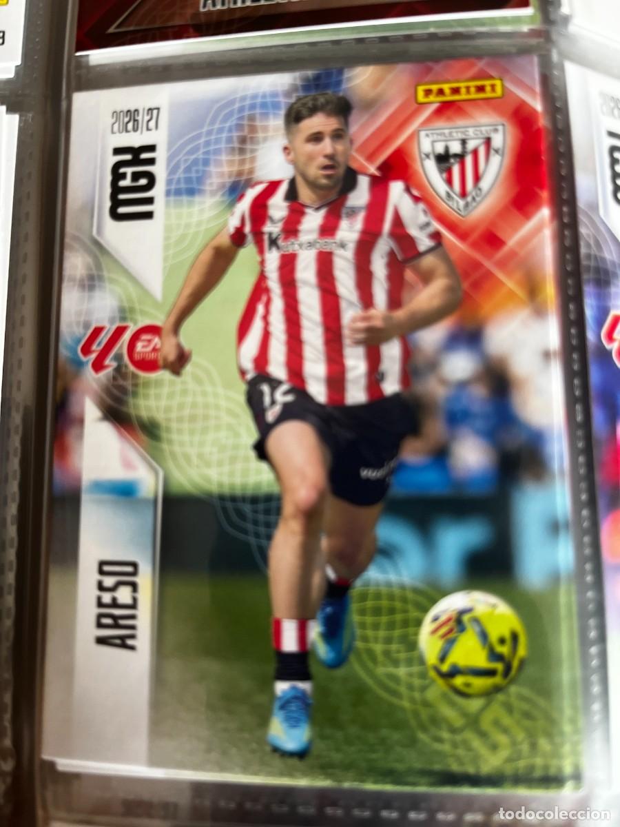 Cromos de f&uacute;tbol: MEGACRACKS MGK 2026 2027 26 27 PANINI N&ordm; 40 ARESO ATHLETIC BILBAO