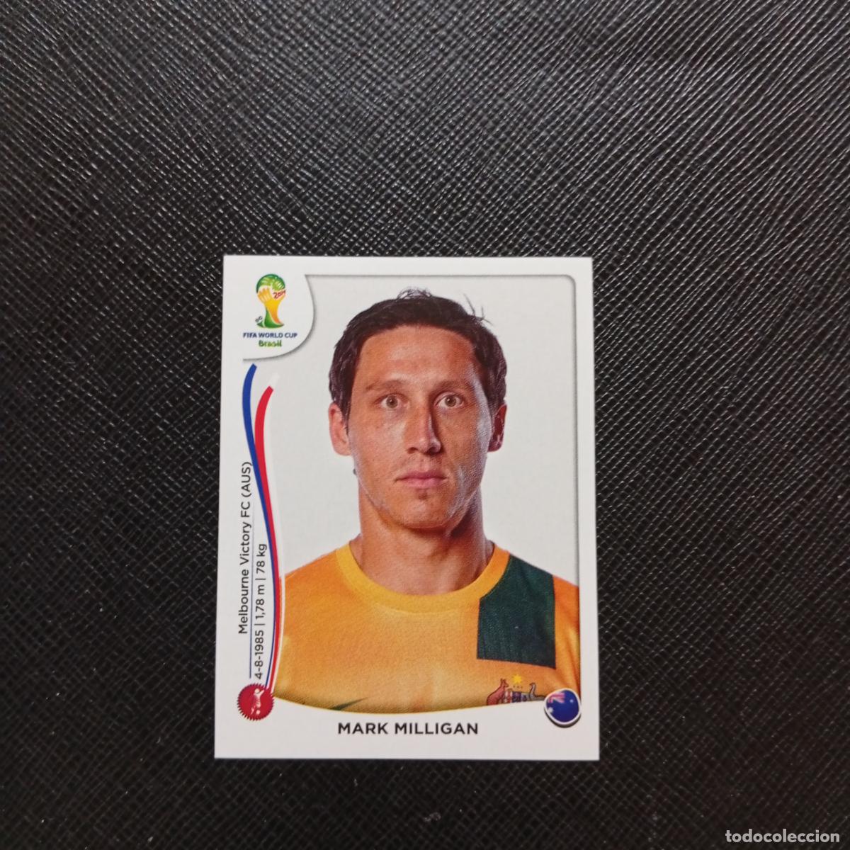 Cromos de f&uacute;tbol: 170 MARK MILLIGAN AUSTRALIA PANINI MUNDIAL BRASIL 2014 CROMO FUTBOL 14 - SIN PEGAR - CJ1