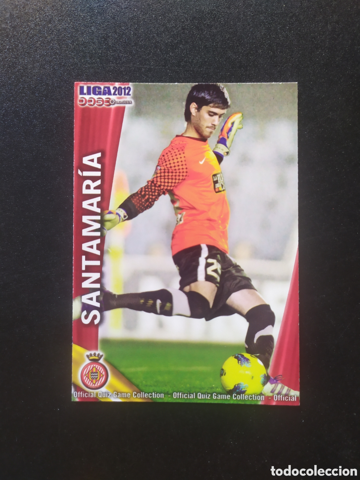 Cromos de f&uacute;tbol: Mundicromo fichas Liga 2011 2012 11 12 Santamar&iacute;a n&deg; 925 Girona