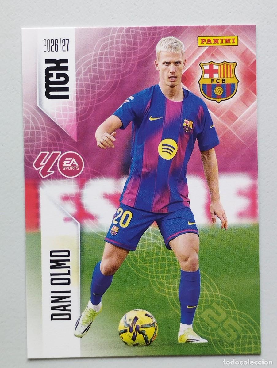 Cromos de f&uacute;tbol: CROMO CARD 2026 2027 MEGACRACKS 27 26 MGK PANINI DANI OLMO 87 BARCELONA