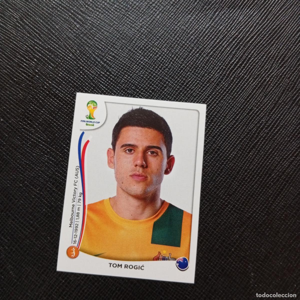 Cromos de f&uacute;tbol: 177 TOM ROGIC AUSTRALIA PANINI MUNDIAL BRASIL 2014 CROMO FUTBOL 14 - SIN PEGAR - CJ1