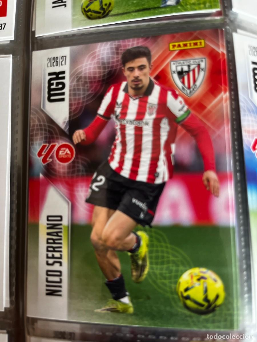 Cromos de f&uacute;tbol: MEGACRACKS MGK 2026 2027 26 27 PANINI N&ordm; 49 NICO SERRANO ATHLETIC BILBAO