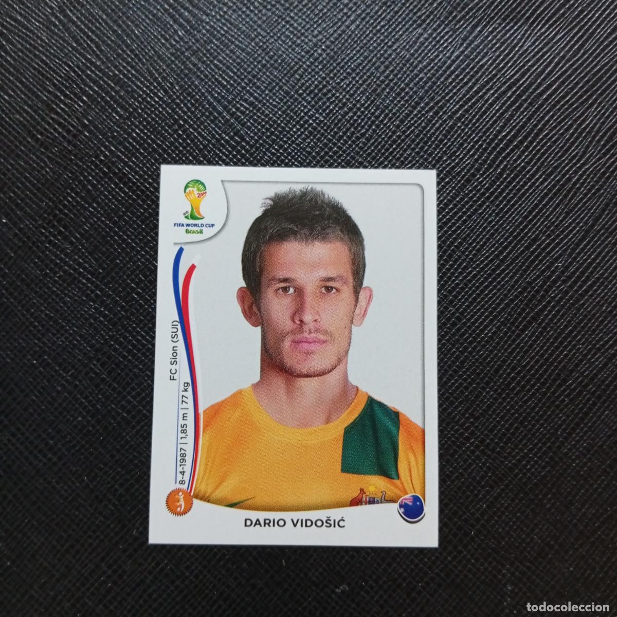 Cromos de f&uacute;tbol: 179 DARIO VIDOSIC AUSTRALIA PANINI MUNDIAL BRASIL 2014 CROMO FUTBOL 14 - SIN PEGAR - CJ1