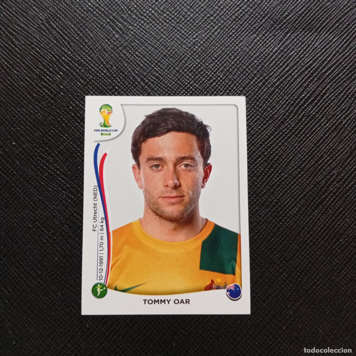 Cromos de f&uacute;tbol: 180 TOMMY OAR AUSTRALIA PANINI MUNDIAL BRASIL 2014 CROMO FUTBOL 14 - SIN PEGAR - CJ1