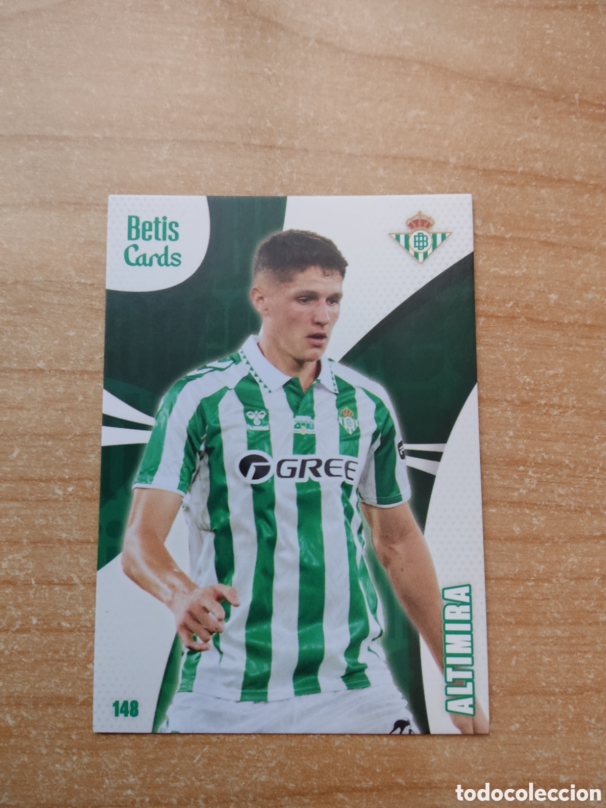 Cromos de f&uacute;tbol: 148 ALTIMIRA REAL BETIS HOLY CARDS 2024 2025